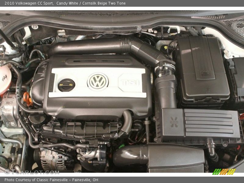 Candy White / Cornsilk Beige Two Tone 2010 Volkswagen CC Sport