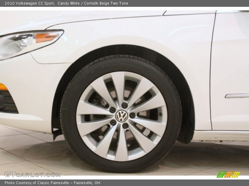 Candy White / Cornsilk Beige Two Tone 2010 Volkswagen CC Sport
