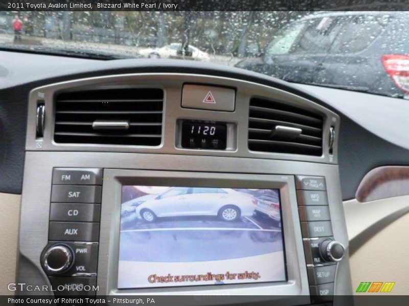 Blizzard White Pearl / Ivory 2011 Toyota Avalon Limited