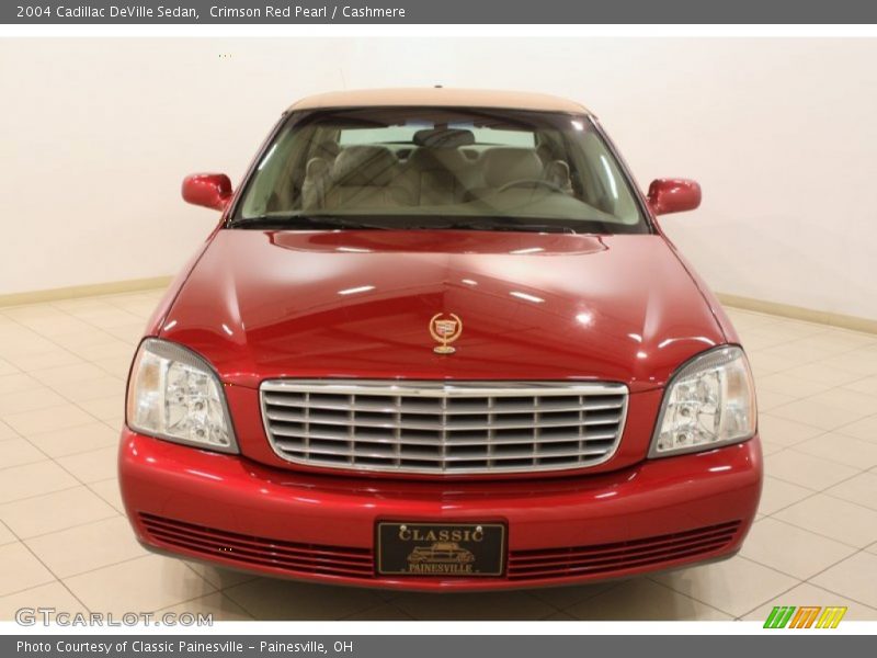 Crimson Red Pearl / Cashmere 2004 Cadillac DeVille Sedan