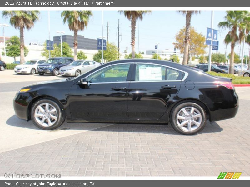 Crystal Black Pearl / Parchment 2013 Acura TL Technology
