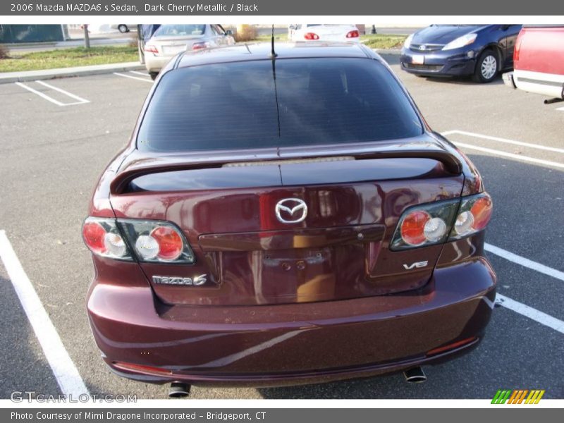 Dark Cherry Metallic / Black 2006 Mazda MAZDA6 s Sedan