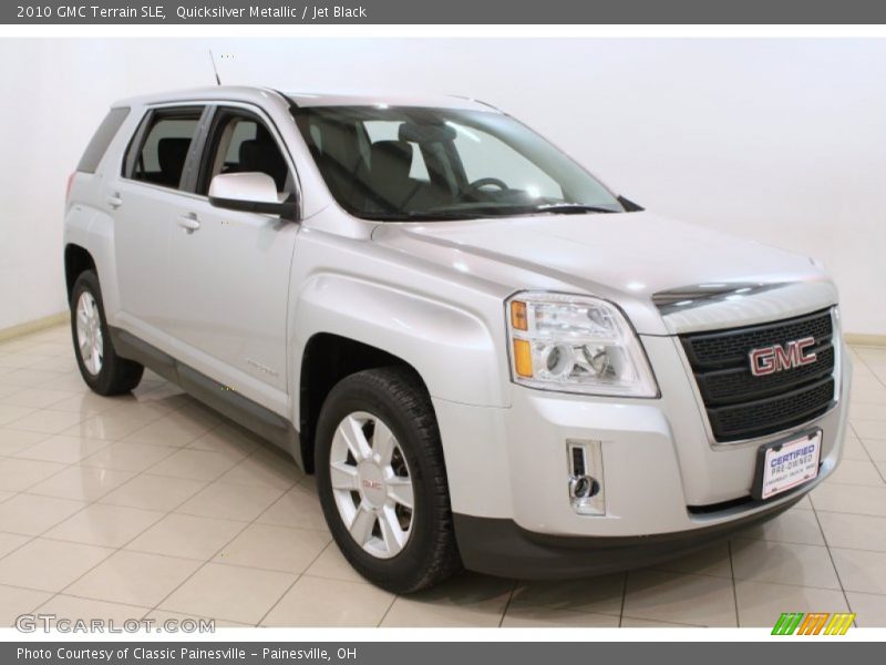 Quicksilver Metallic / Jet Black 2010 GMC Terrain SLE