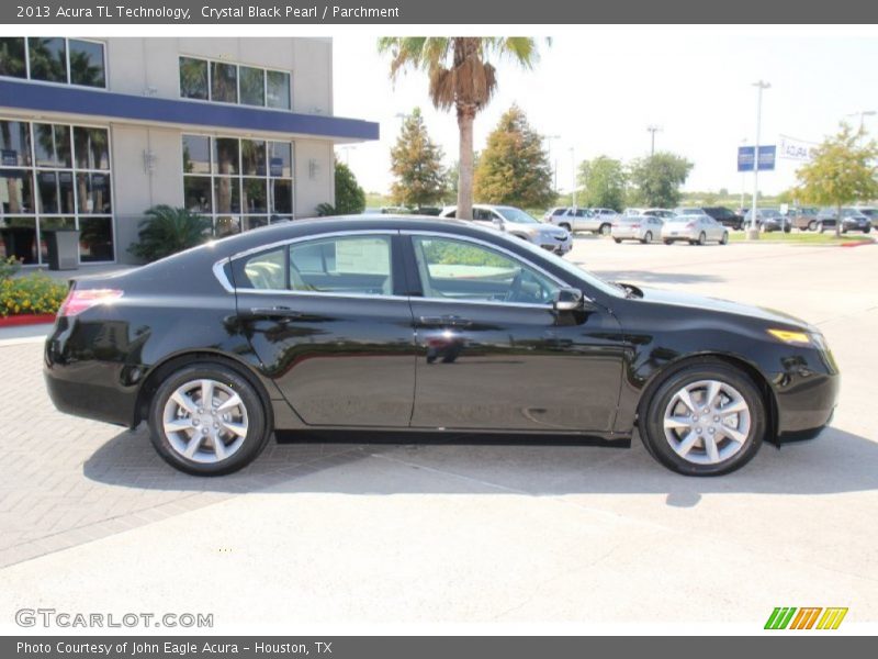 Crystal Black Pearl / Parchment 2013 Acura TL Technology