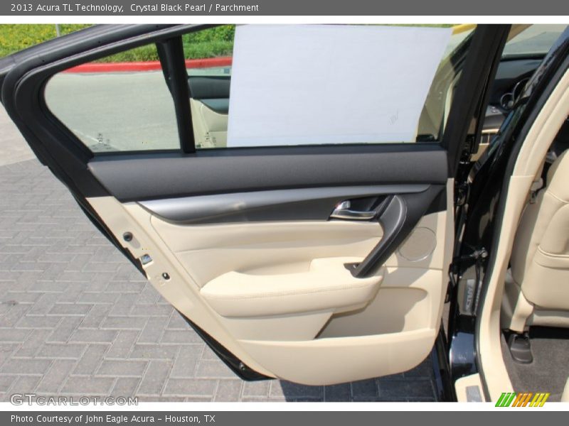 Crystal Black Pearl / Parchment 2013 Acura TL Technology