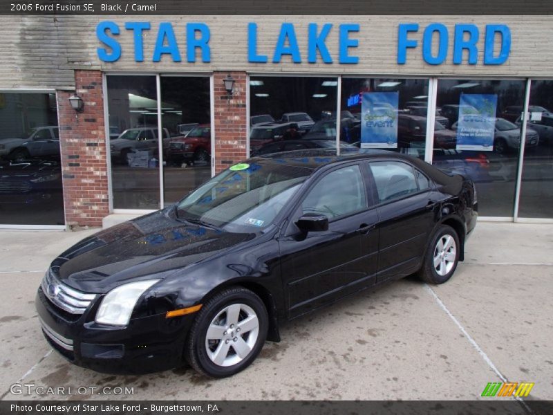 Black / Camel 2006 Ford Fusion SE