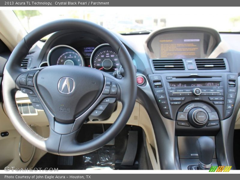 Crystal Black Pearl / Parchment 2013 Acura TL Technology