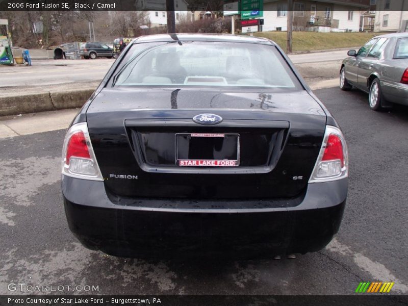 Black / Camel 2006 Ford Fusion SE