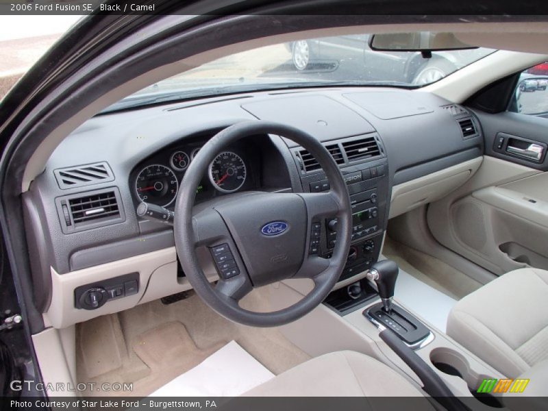 Black / Camel 2006 Ford Fusion SE