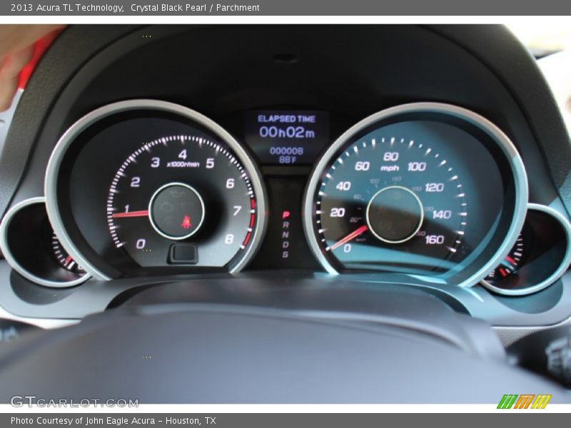 Crystal Black Pearl / Parchment 2013 Acura TL Technology