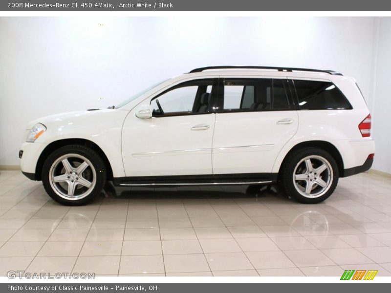Arctic White / Black 2008 Mercedes-Benz GL 450 4Matic