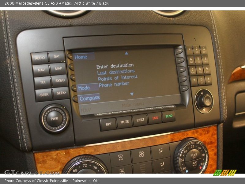 Arctic White / Black 2008 Mercedes-Benz GL 450 4Matic