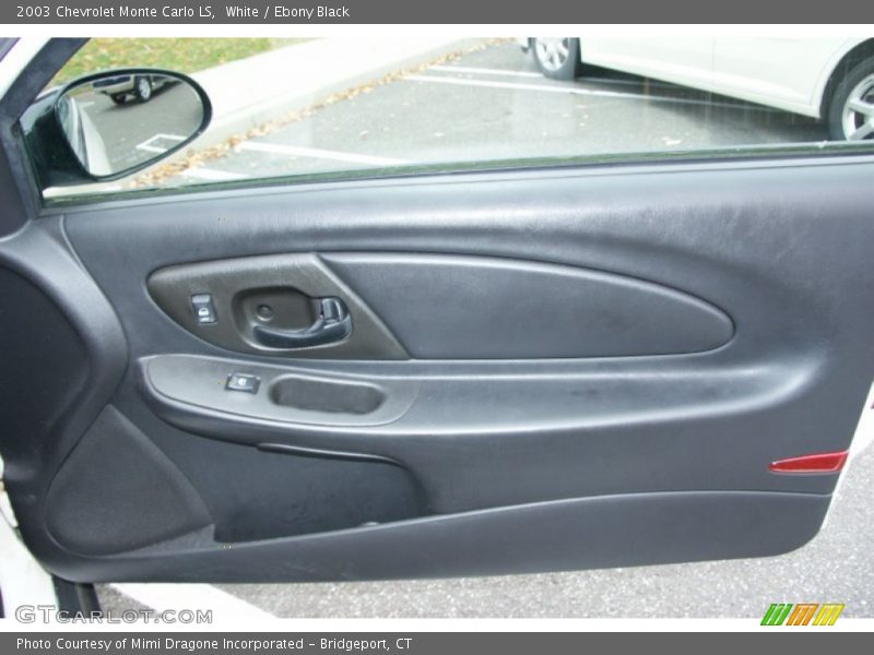 White / Ebony Black 2003 Chevrolet Monte Carlo LS