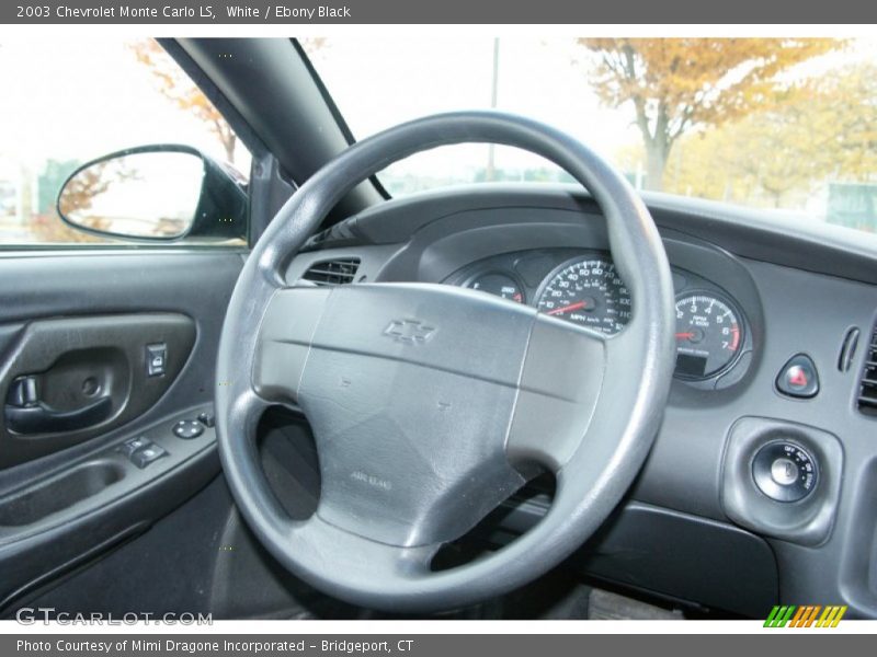 White / Ebony Black 2003 Chevrolet Monte Carlo LS