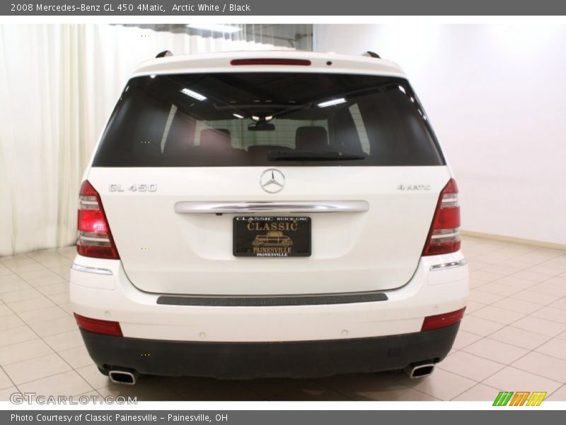 Arctic White / Black 2008 Mercedes-Benz GL 450 4Matic