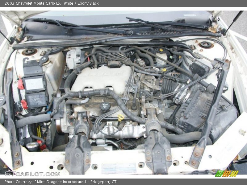 White / Ebony Black 2003 Chevrolet Monte Carlo LS