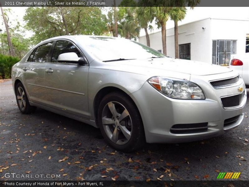 Silver Ice Metallic / Titanium 2011 Chevrolet Malibu LT