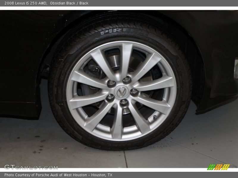 Obsidian Black / Black 2008 Lexus IS 250 AWD