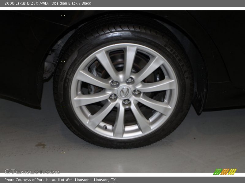 Obsidian Black / Black 2008 Lexus IS 250 AWD