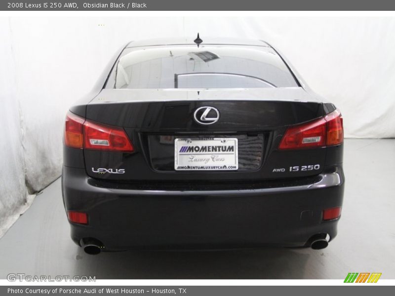 Obsidian Black / Black 2008 Lexus IS 250 AWD