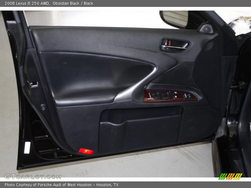 Obsidian Black / Black 2008 Lexus IS 250 AWD