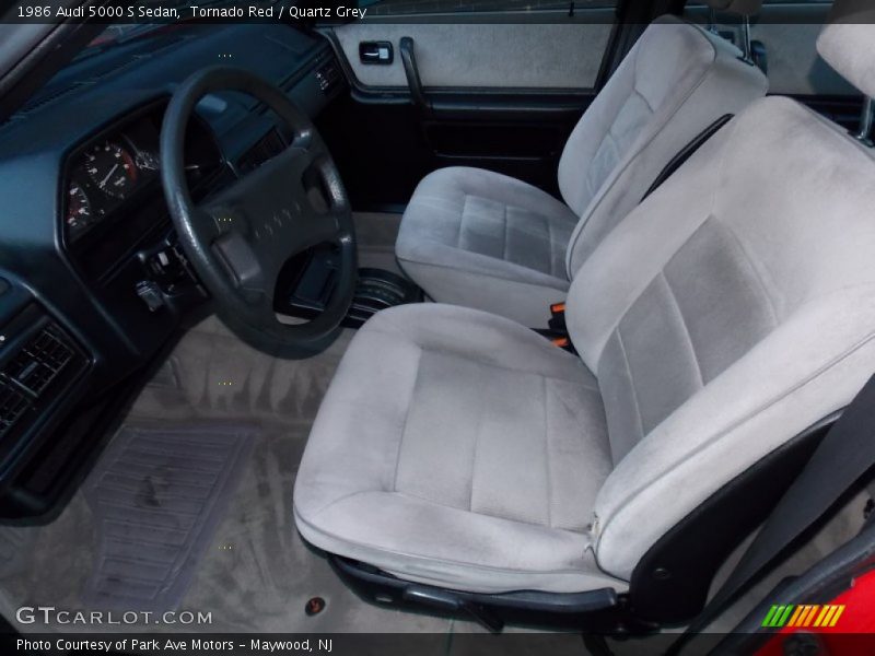 Tornado Red / Quartz Grey 1986 Audi 5000 S Sedan