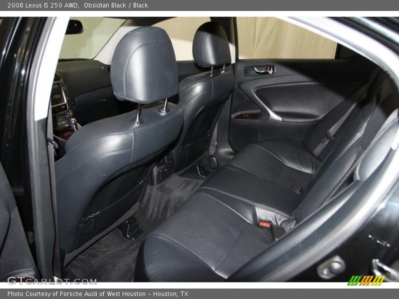 Obsidian Black / Black 2008 Lexus IS 250 AWD