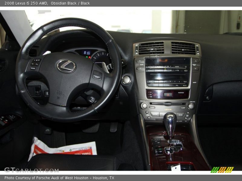 Obsidian Black / Black 2008 Lexus IS 250 AWD