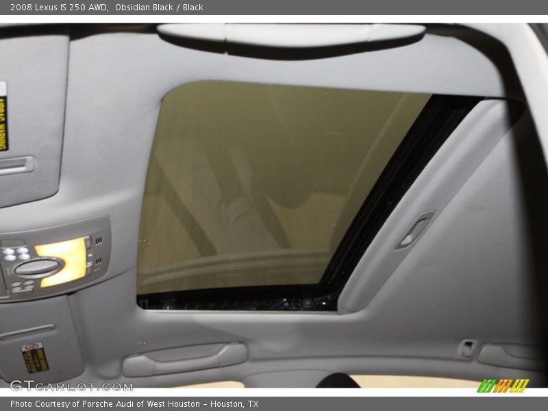 Obsidian Black / Black 2008 Lexus IS 250 AWD