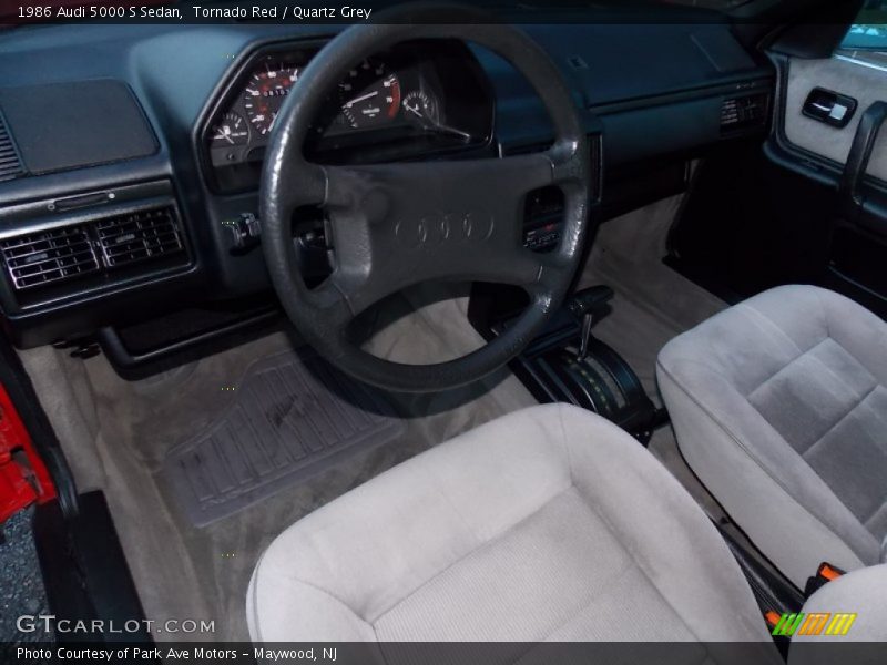 Quartz Grey Interior - 1986 5000 S Sedan 