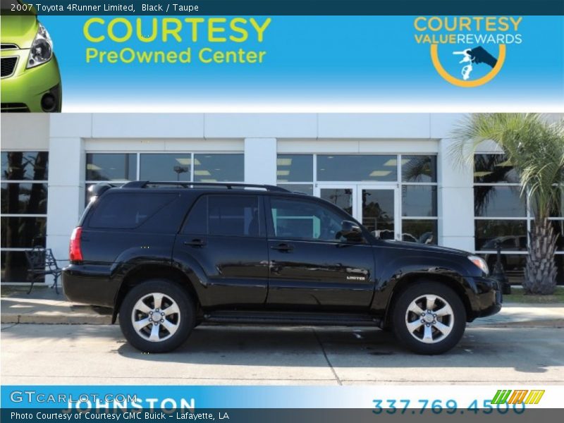 Black / Taupe 2007 Toyota 4Runner Limited