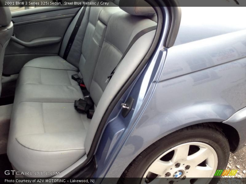 Steel Blue Metallic / Grey 2001 BMW 3 Series 325i Sedan