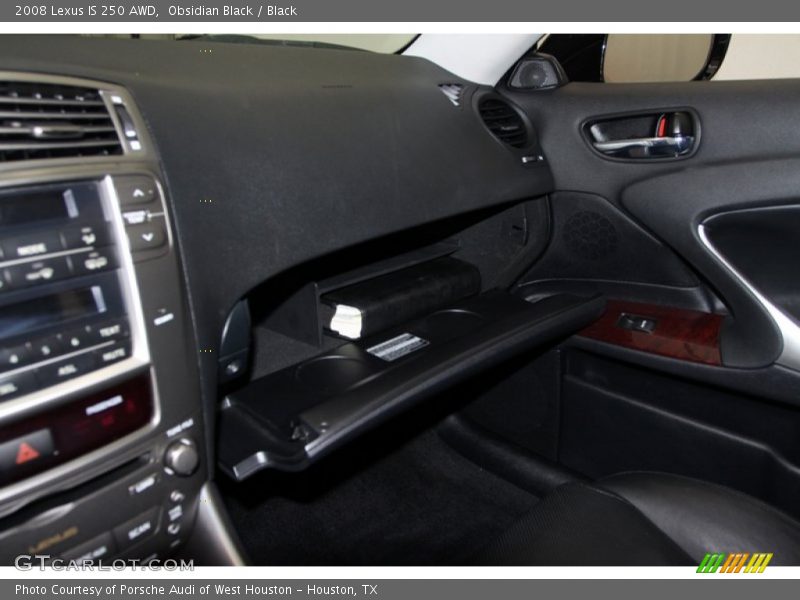 Obsidian Black / Black 2008 Lexus IS 250 AWD