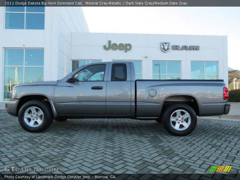  2011 Dakota Big Horn Extended Cab Mineral Gray Metallic