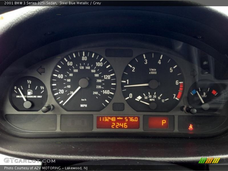  2001 3 Series 325i Sedan 325i Sedan Gauges