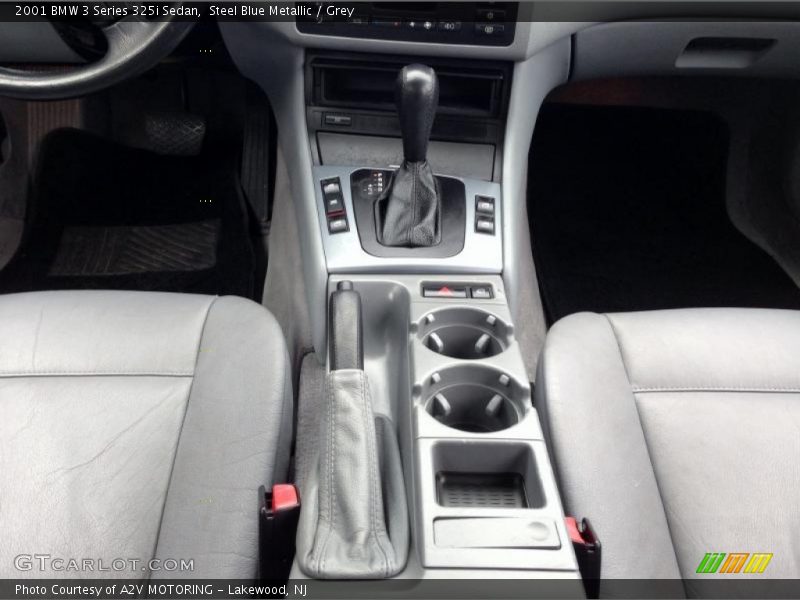 Steel Blue Metallic / Grey 2001 BMW 3 Series 325i Sedan