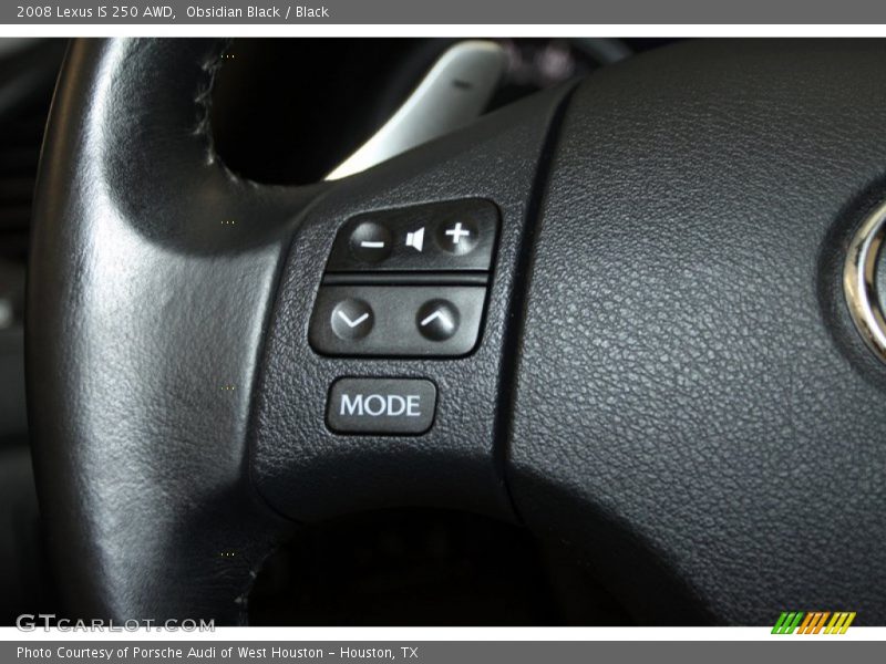 Obsidian Black / Black 2008 Lexus IS 250 AWD