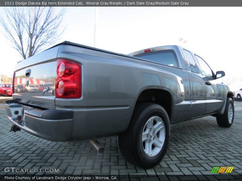 Mineral Gray Metallic / Dark Slate Gray/Medium Slate Gray 2011 Dodge Dakota Big Horn Extended Cab