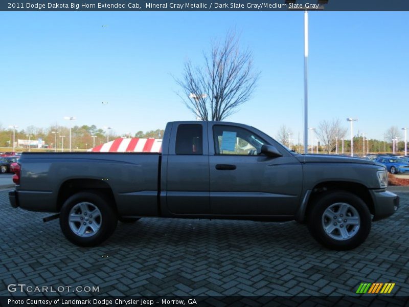 Mineral Gray Metallic / Dark Slate Gray/Medium Slate Gray 2011 Dodge Dakota Big Horn Extended Cab