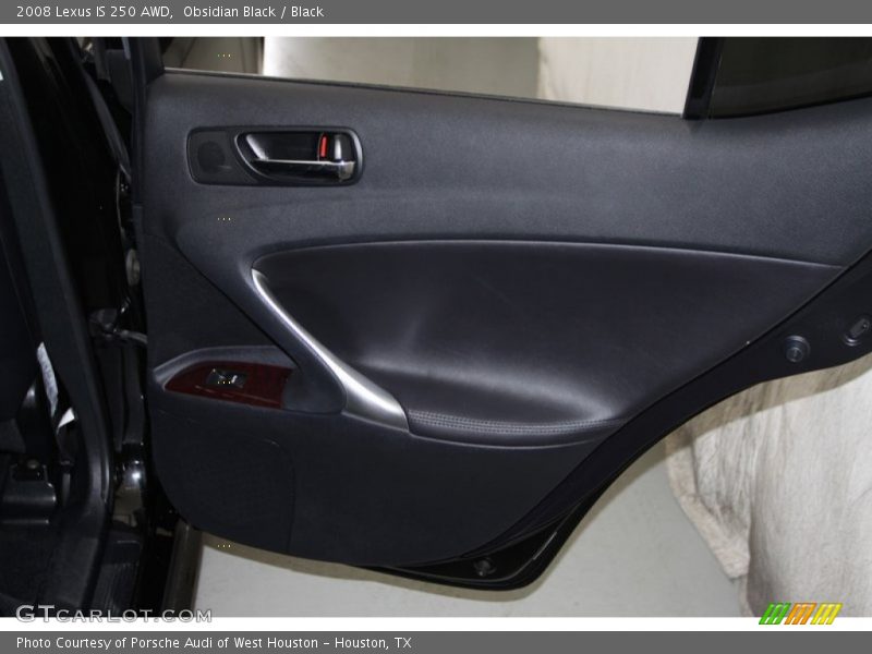 Obsidian Black / Black 2008 Lexus IS 250 AWD