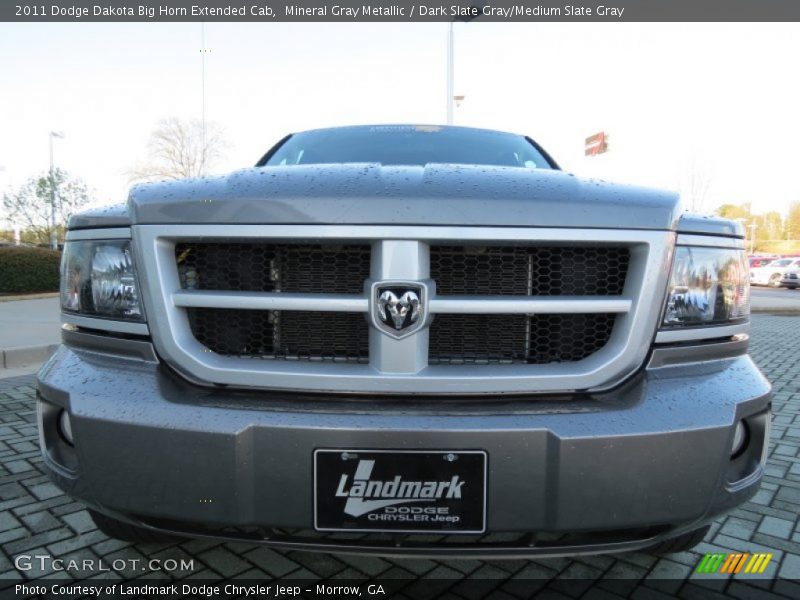 Mineral Gray Metallic / Dark Slate Gray/Medium Slate Gray 2011 Dodge Dakota Big Horn Extended Cab