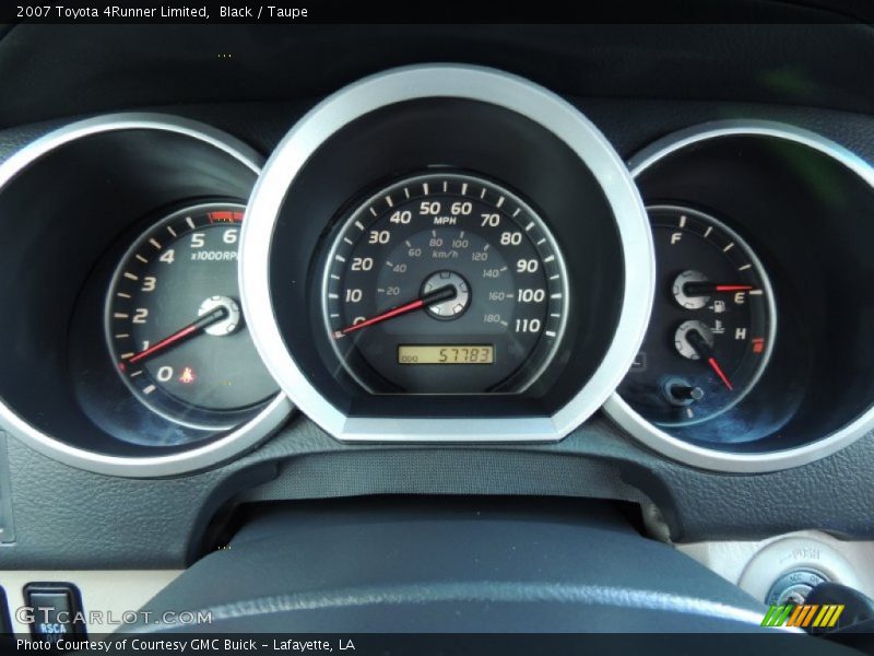 Black / Taupe 2007 Toyota 4Runner Limited