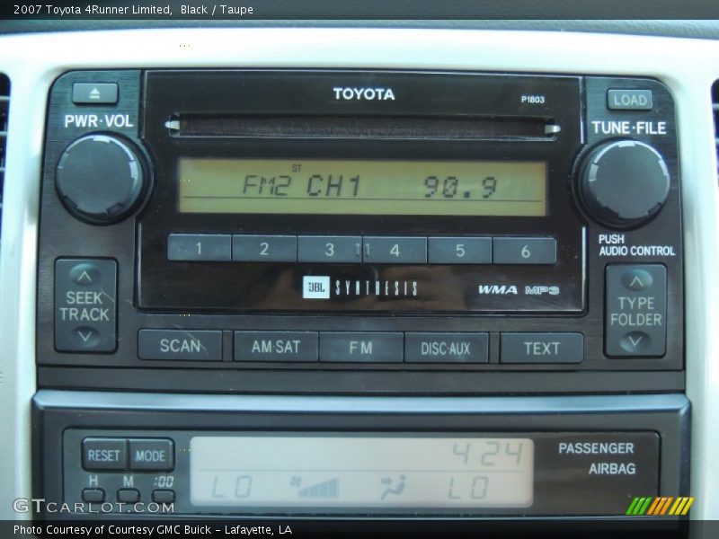 Black / Taupe 2007 Toyota 4Runner Limited