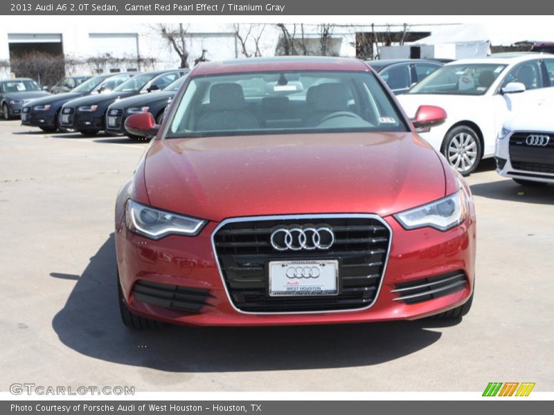 Garnet Red Pearl Effect / Titanium Gray 2013 Audi A6 2.0T Sedan