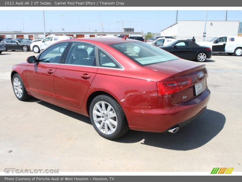 Garnet Red Pearl Effect / Titanium Gray 2013 Audi A6 2.0T Sedan