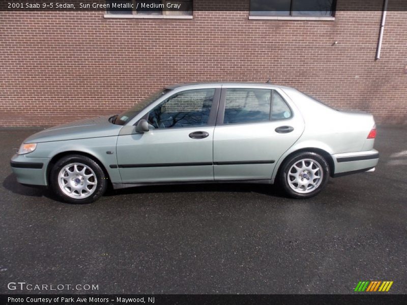  2001 9-5 Sedan Sun Green Metallic