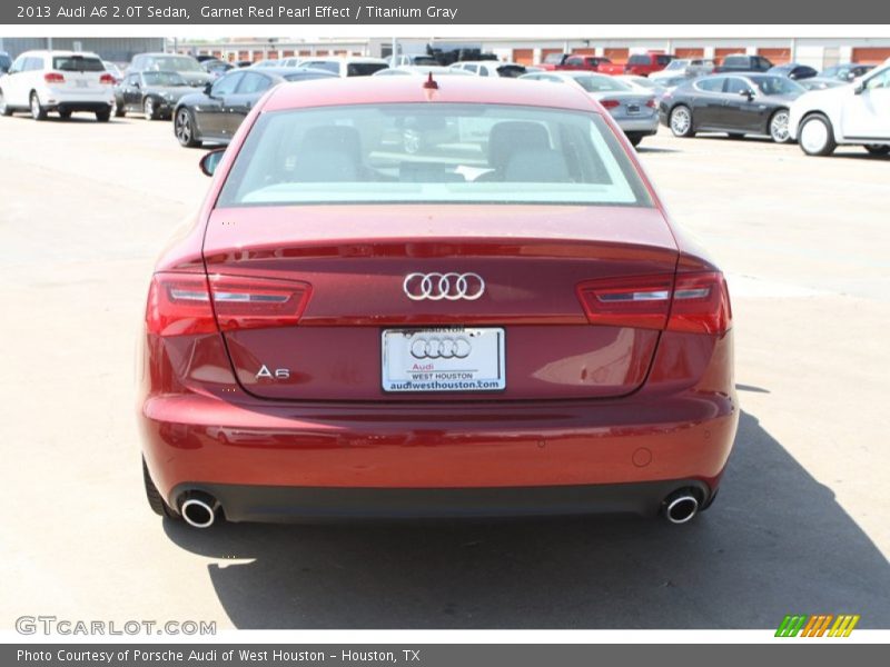 Garnet Red Pearl Effect / Titanium Gray 2013 Audi A6 2.0T Sedan