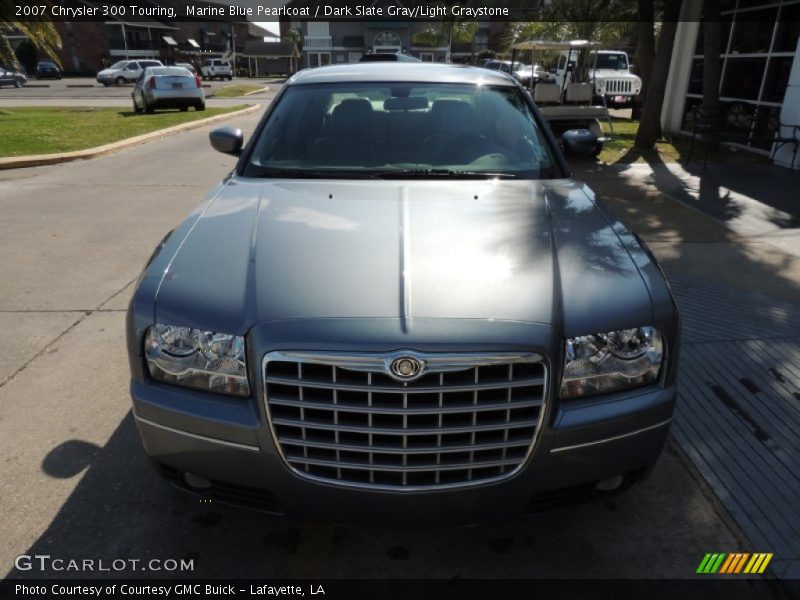 Marine Blue Pearlcoat / Dark Slate Gray/Light Graystone 2007 Chrysler 300 Touring