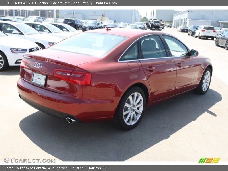 Garnet Red Pearl Effect / Titanium Gray 2013 Audi A6 2.0T Sedan