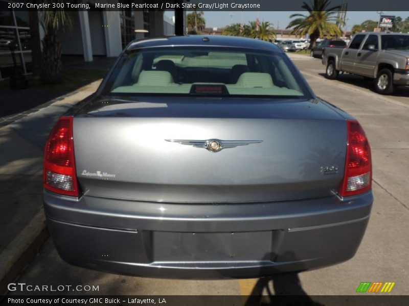 Marine Blue Pearlcoat / Dark Slate Gray/Light Graystone 2007 Chrysler 300 Touring
